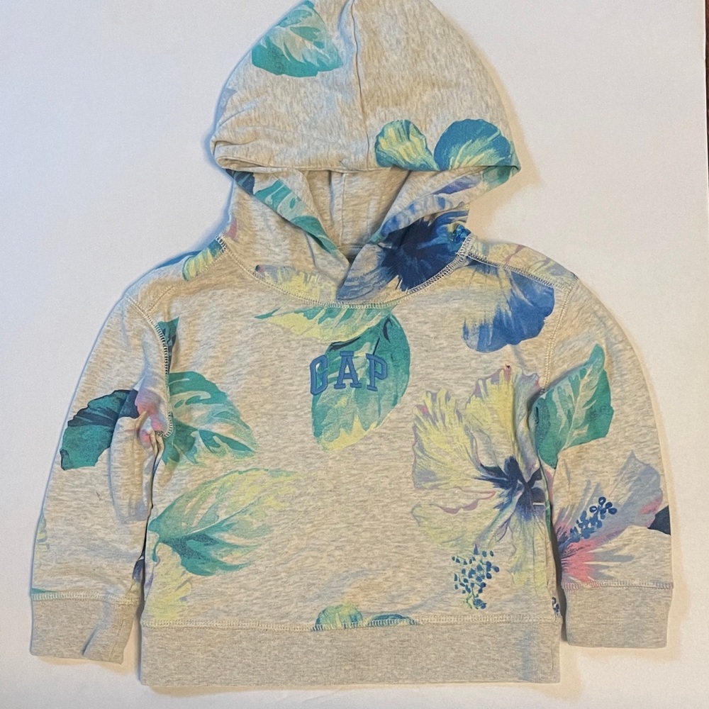 GAP Kids Leafy Print Hoodie